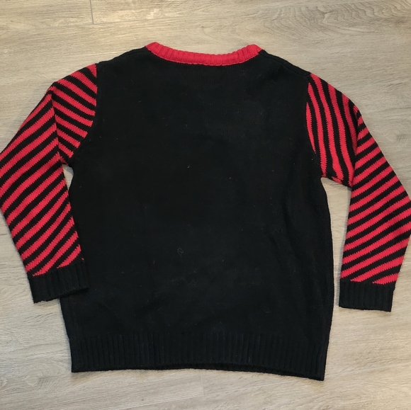 Single Bells Ugly Christmas Sweater Womans Size Small Acrylic Sequins Bell - Picture 4 of 4